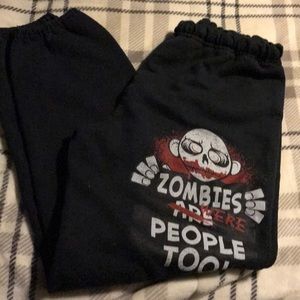 Custom made sweats zombies